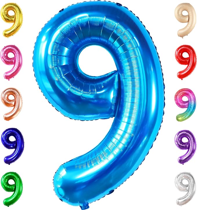 KatchOn Giant Blue Number 9 Balloon by KatchOn
