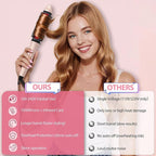 Infrared Thermal Brush, 1.65 inch Heated Round Brush for Blowout Look, Dual Voltage, Negative Ion Thermal Hair Tools, 6 Temperature, No Damage, Xmas Christmas Gifts for Women