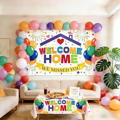 Welcome Home Banner Backdrop 6x4ft We Missed You Sign | Photography Background - Image 5