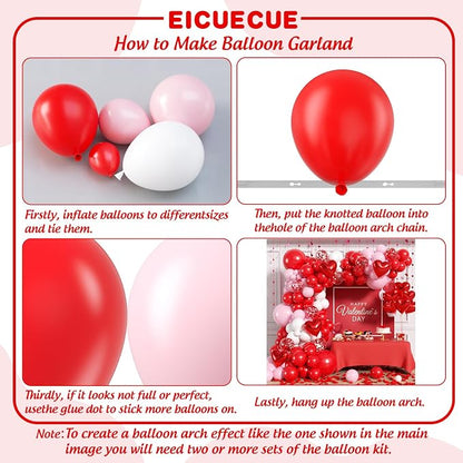 Valentines Day Balloons Garland Arch Kit - Image 3
