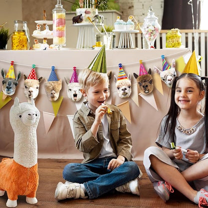 Hooqict Llama Birthday Banner Garland Funny Happy Birthday Decorations Party - Image 5