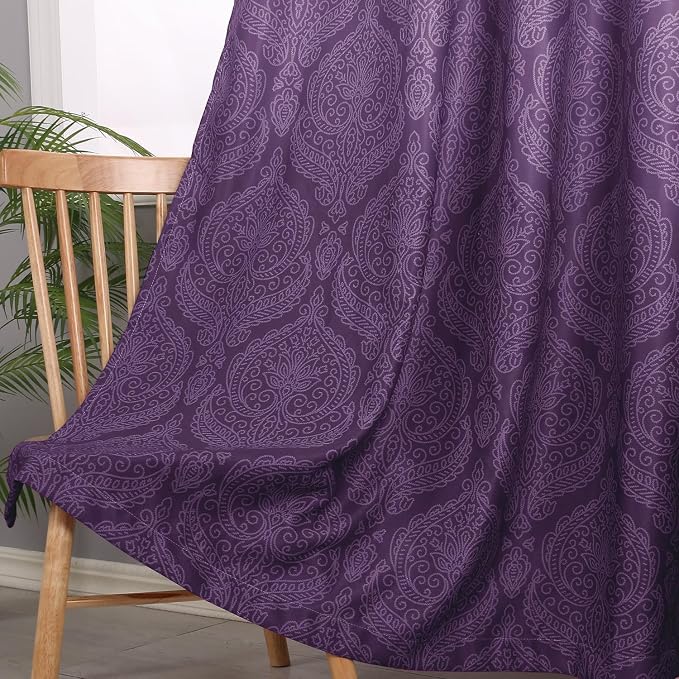 DWCN Ombre Blackout Curtains for Bedroom - Image 3