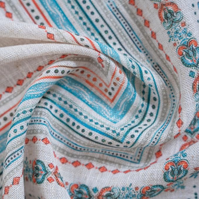 MYSKY HOME Boho Floral Curtains & Drapes 2 Panels - Image 4