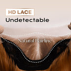 BLL Honey Blonde Wig, 13x4 Synthetic Lace Front Wigs Pre-Plucked Hd Lace Long Straight Sunkissed Highlights Glueless Wig For Black Women 26inch Suitable For Everyday Wear