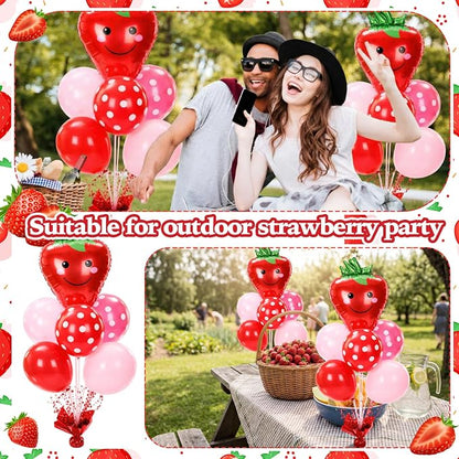 Civaner Strawberry Party Balloons Stand Kit 6 Sets - Image 5