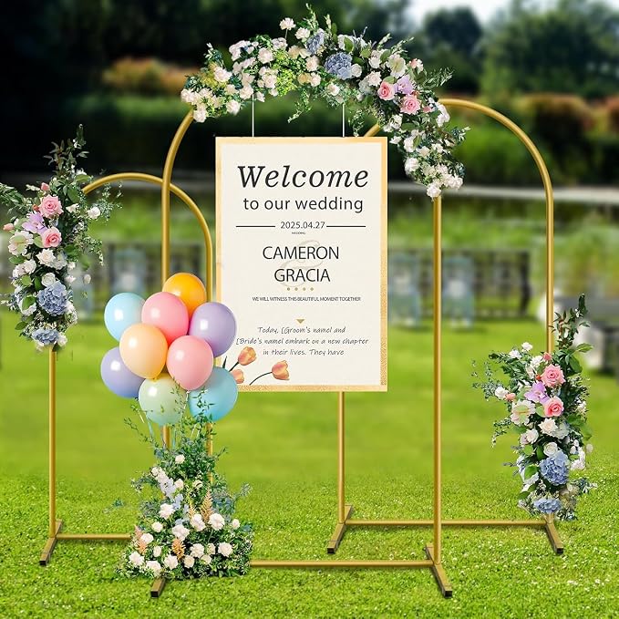 Metal Arch Backdrop Stand, easy set-up, - Image 6