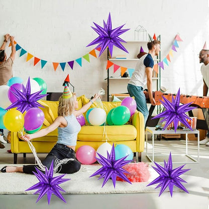 Purple Star Balloons - Image 3