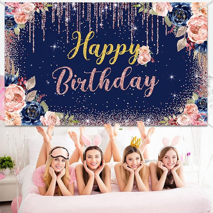Happy Birthday Backdrop Decorations - Image 7