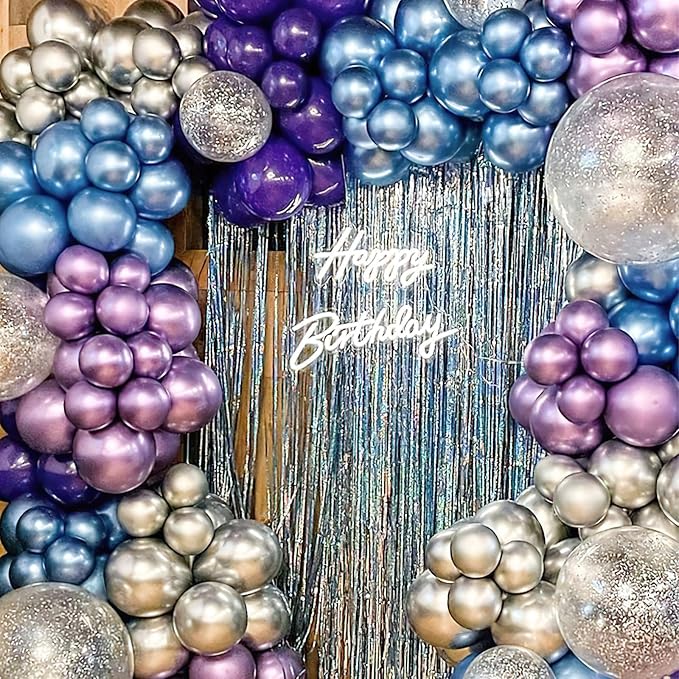 PartyWoo Blue Shades Balloon Garland Kit, Party Decorations - Image 5
