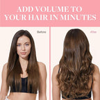 GOO GOO Clip in Hair Extensions Real Human Hair, Remy Human Hair Extensions Clip ins for Women, Natural Human Hair, 12inch 85g 7Pcs, 4A Chocolate Brown
