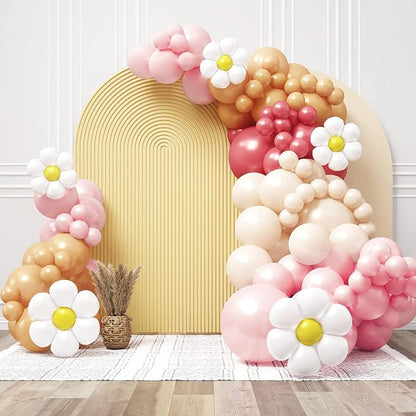 HOUSE OF PARTY Rainbow Balloon Arch Kit – 140PCS Assorted Color Balloon Garland by HouseOfParty