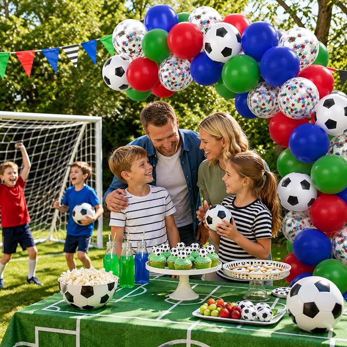 Soccer Balloons, Soccer Ball Latex Balloons, - Image 8