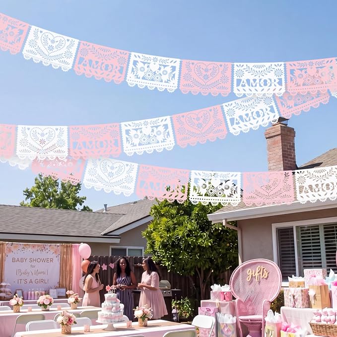 TaoBary 6 Pcs Papel Picado Mexican Wedding Cielito Lindo Party Decor 118 Feet - Image 4