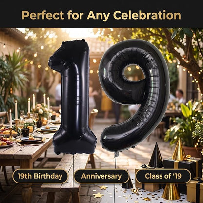 YPSelected 32 Inch Large Foil Helium Number Balloon Birthday Wedding Party 0-9 - Image 5