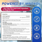 Minoxidil for Men and Women Foam Hair Growth - 5% Minoxidil Foam Hair Regrowth Treatment for Men, Topical Hair Loss Treatments, Extra Strength Thicker & Fuller Hair, 4 x 2.11 oz for 4 Months
