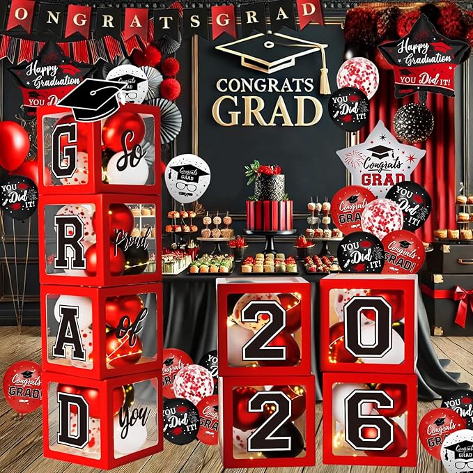 Graduation Decorations Class of 2026 by QIYANPAX