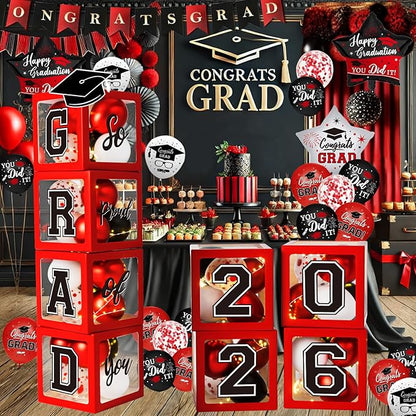 Graduation Decorations Class of 2026 by QIYANPAX