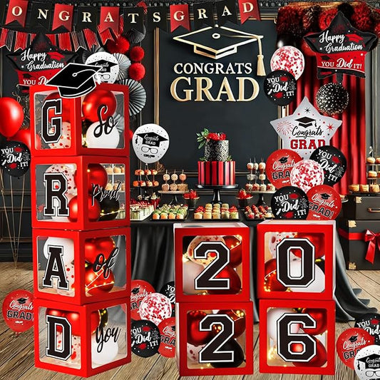 Graduation Decorations Class of 2026 by QIYANPAX