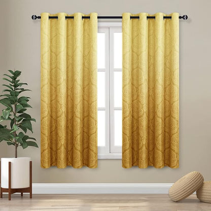 DWCN Ombre Blackout Curtains for Living Room by DWCN