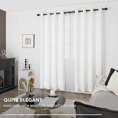 Deconovo Living Room Curtains 54 Inches Long, Thermal Insulated, Room Darkening - Image 4
