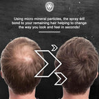 Mane Hair Thickening Spray & Root Touch Up, Seal & Control Combo Pack, Instantly Thicker Hair for Men & Women, Fill in Hairlines and Hide Thinning and Fine Patches - Light Brown, 12 Colors (6.76 oz)