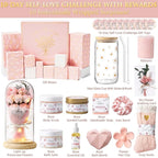 Christmas Gifts for Women & Teenage Girls, 10 Day Self Love Challenge to Unlock 10 Wrapped Spa Gift Baskets, Tween Teen Girl Trendy Stuff Bath Shower Sets Self Care Birthday Gifts Stocking Stuffers