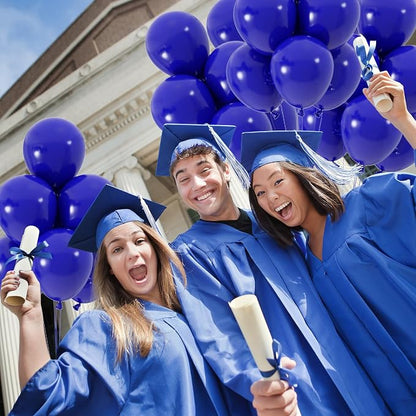 50pcs Royal Blue Balloons, 12inch Helium Quality Dark Blue Party Balloons | - Image 7