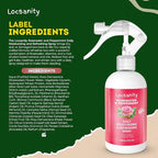 Locsanity Daily Moisturizing Refreshing Spray for Locs, Dreadlocks - Rose Water and Peppermint Hair Scalp Moisturizer, Dreadlock Spray - Natural Loc Care and Maintenance (8oz)