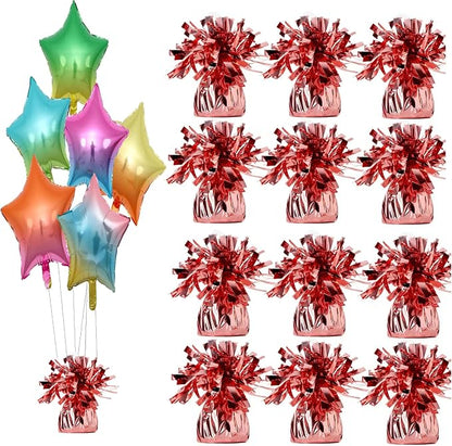 Balloon Weights, 12 Pieces, Weight 0.36Lb | Aluminum Foil, Suitable by Unknown