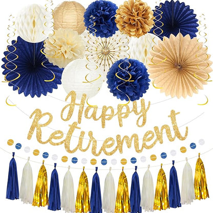Roetyce Retirement Party Decorations Women Men by Roetyce