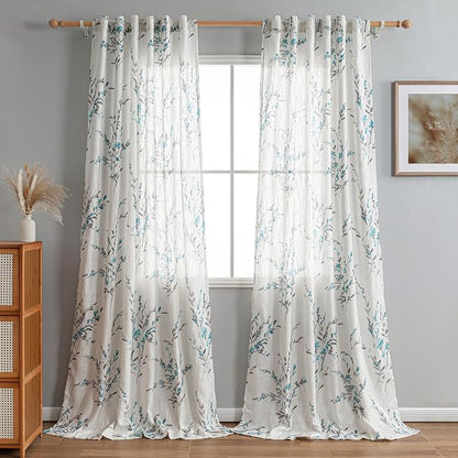 MYSKY HOME Living Room Curtains 108 Inch Long - Image 2