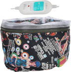 Electric Hair Cap, Thermal Steamer Treatment Spa Cap Nourishing Hat Adjustable Temperature Control Soft Bonnet Beauty Hooded Attachment Moisturize Nourish Repairs Dry Steam Personal Care for Home Use