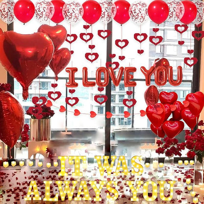 It Was Always You Light Up Letters Proposal Decorations - Image 8