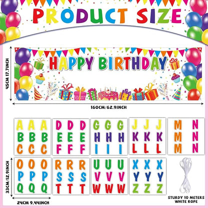 Lonfliness Personalized Birthday Banner Happy Birthday Party Decor Custom DIY - Image 2