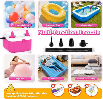3 in 1 Balloon Pump Electric, Balloon Pump, Electric Air Pump, Quick-Fill - Image 5