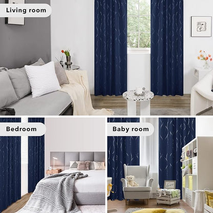 Deconovo Blackout Back Tab Curtains - Image 6