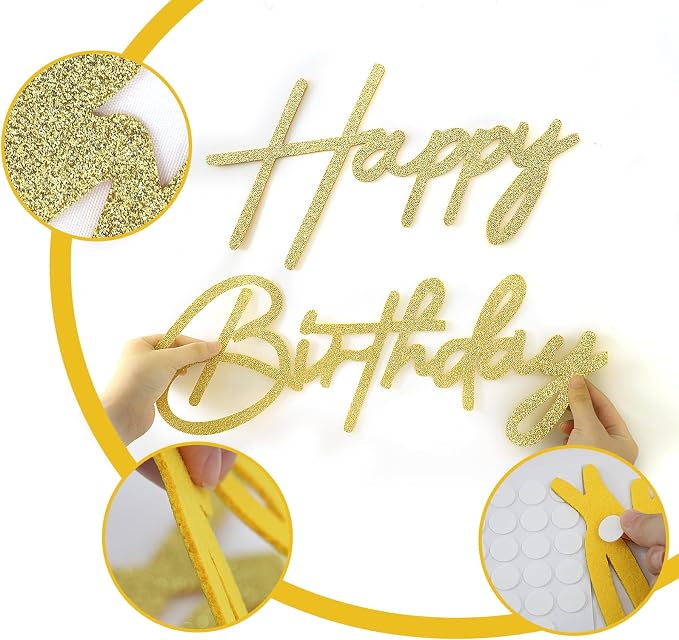 Happy Birthday Sign for Backdrop - Image 4
