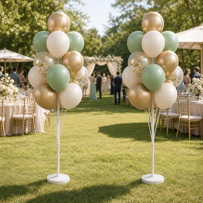 Sage Green Balloon Column Kit Set of 2 - Image 8