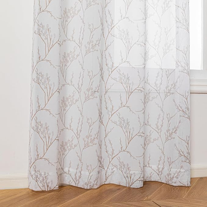 MYSKY HOME Extra Long Sheer Curtains - Image 5