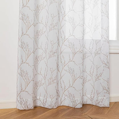 MYSKY HOME Extra Long Sheer Curtains - Image 5