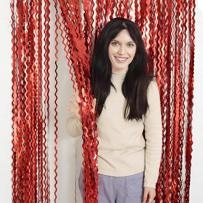 4 Pack Red Streamers Party Decorations - Image 8