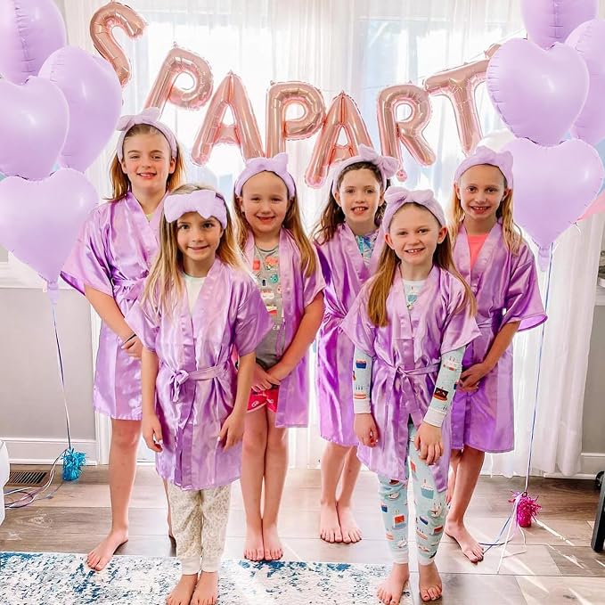 TONIFUL 30 Pcs 18 Inch Matte Pastel Lilac Heart Shape Foil Mylar Balloons | - Image 3
