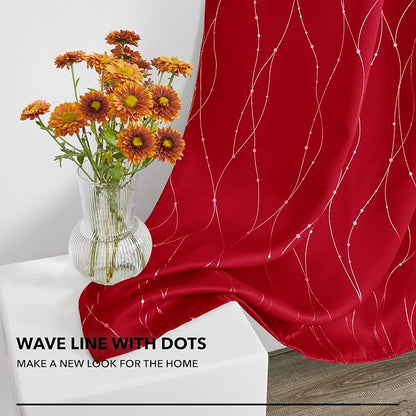 Deconovo Blackout Back Tab Curtains - Image 6