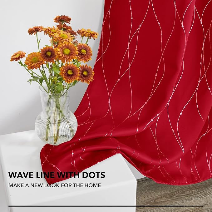 Deconovo Blackout Back Tab Curtains - Image 6