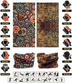 Headband Neck Gaiter Head Wrap Headwear Face Mask Magic Scarf Bandana for Men and Women