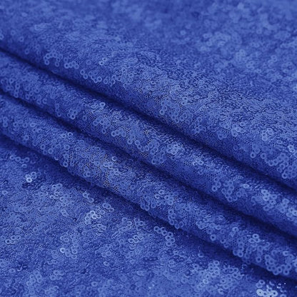 Sugargirl Royal Blue Sequin Backdrop Curtain 10FTx10FT Glitter Royal Blue - Image 9