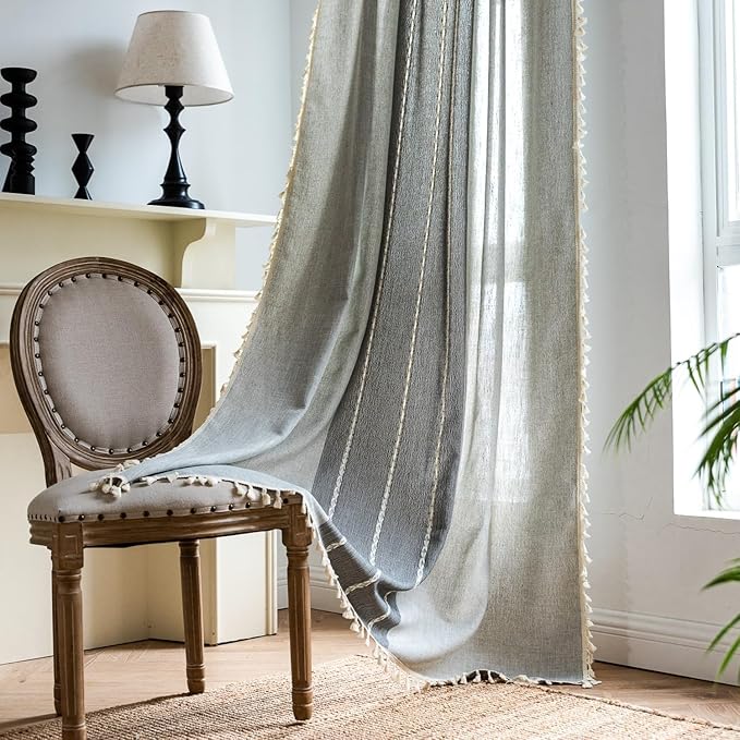 Sutuo Home Boho Curtains 96 inch by SutuoHome