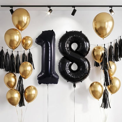 YPSelected 32 Inch Large Foil Helium Number Balloon Birthday Wedding Party 0-9 - Image 3
