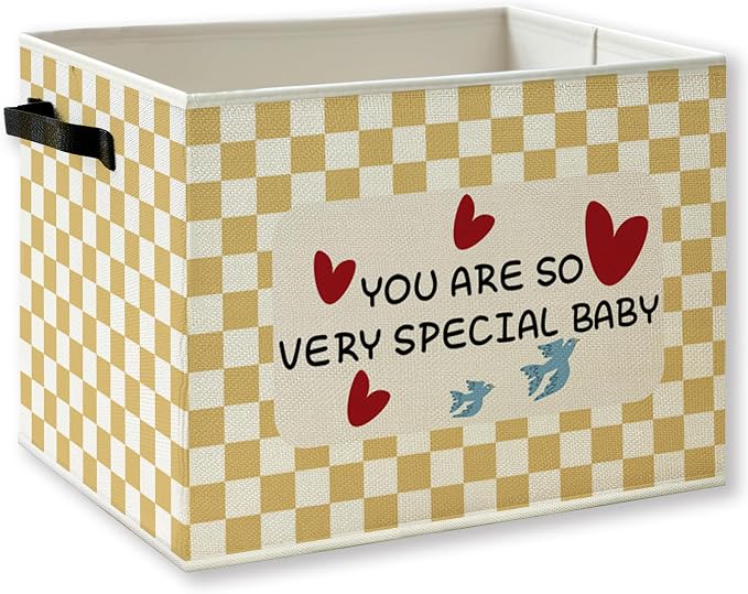 Inspirational Kids Foldable Storage Bins Box by KSDUT
