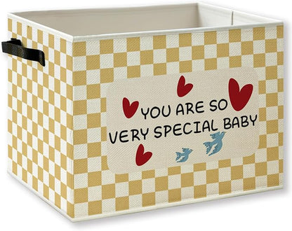 Inspirational Kids Foldable Storage Bins Box by KSDUT
